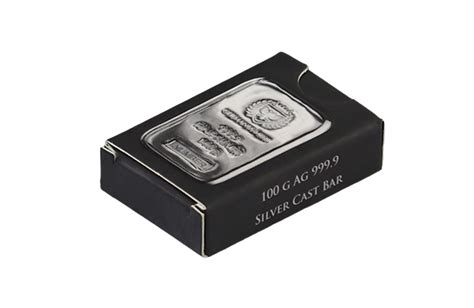 Buy The Germania Mint 100 Gram Silver Bar New Monument Metals