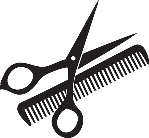 Premium Vector Hair And Now Salon Scissors And Comb Logo Design