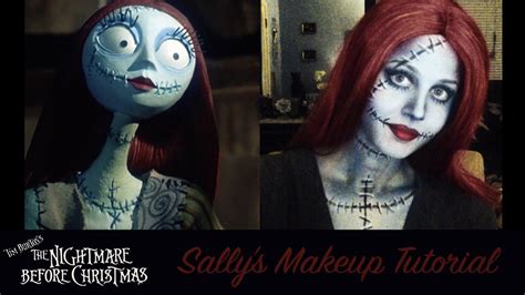 The Nightmare Before Christmas Sally Makeup Tutorial Youtube