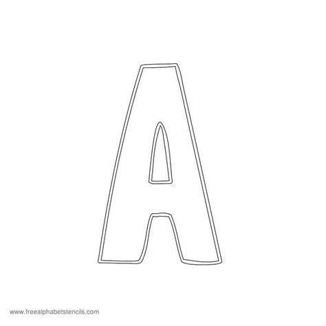 Alphabet Stencils Free Stencils Printables Letter Stencils