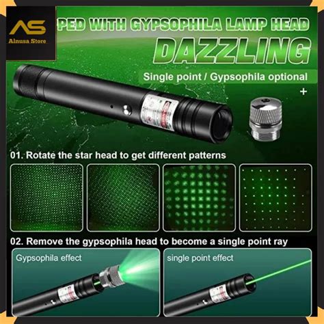 Jual Laser Penunjuk Pointer Hijau 303 Jarak Jauh Green Laser Pointer