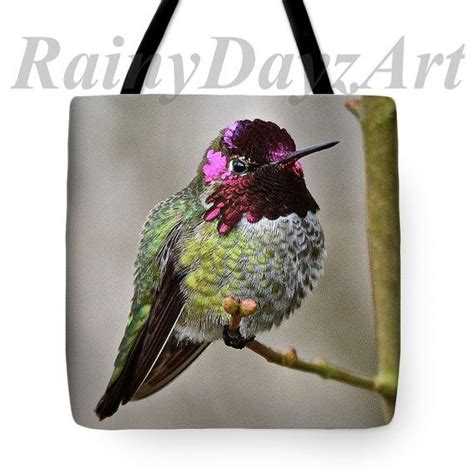 Hummingbird Bag Hummingbird Tote Bag Hummingbird T Yoga Etsy
