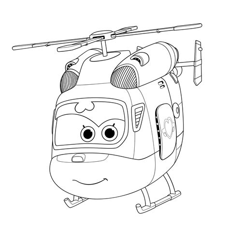 Super Wings Coloring Pages At Free Printable