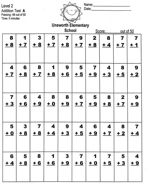 Math Problem Worksheets For 2nd Graders