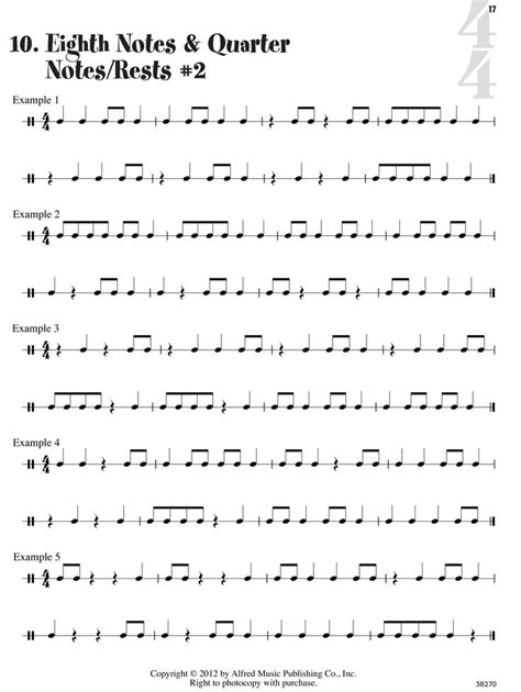 Practice Eighth Notes Quarter Notes And Rests With This Activity From