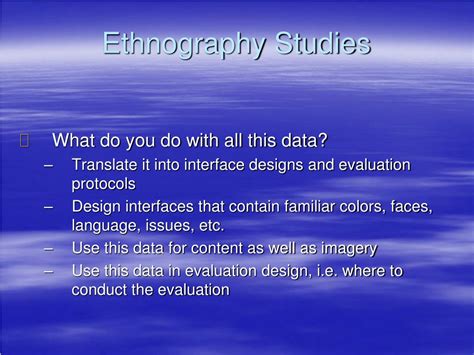 Ppt Ethnography Powerpoint Presentation Free Download Id 9532846