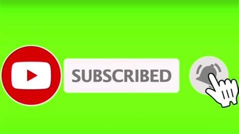 Animated Subscribe Button Green Screen Images And Photos Finder