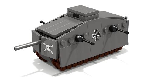 A7v Mini Tank A7v German Ww1 Tank Front Gun Mounting Is T Flickr