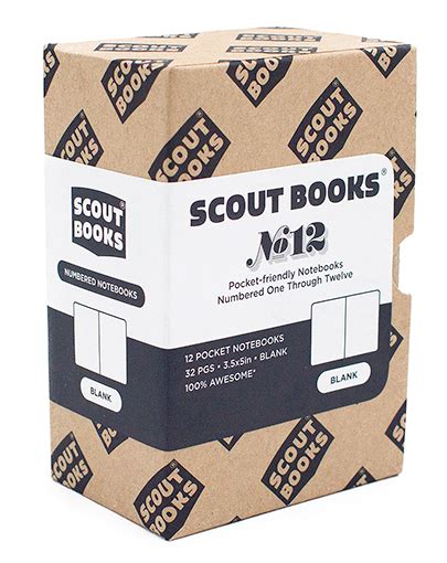 Scout Books Numbered Notebooks Fonts In Use