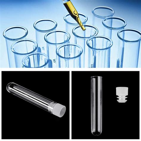 50pcs 10ml Plastic Labs Frozen Test Tubes Vial Seal Sample Containers