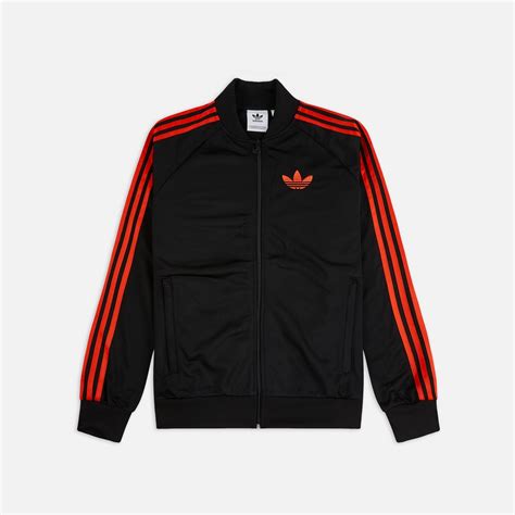 Adidas Originals Sst Og Track Jacket Men Black Red Graffitishop