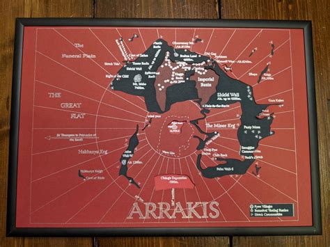 A Map Of Arrakis Dune Adq