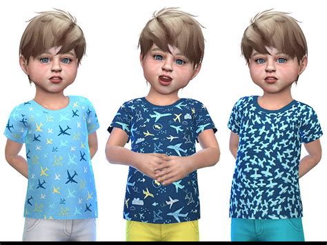 The Sims Resource T Shirt For Toddler Boys 01