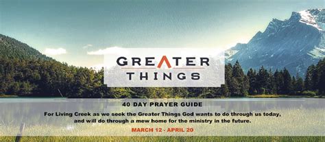 40 Days Of Prayer Guide Living Creek Christian Church