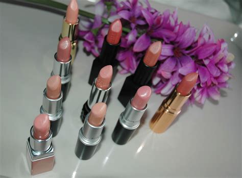 The Nude Lipstick Edit High End From Sarah Lex