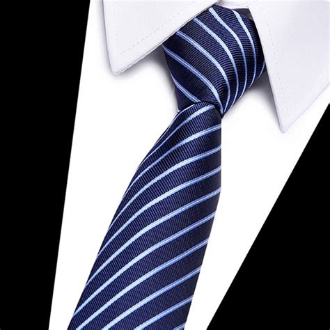 Neck Tie Navy Blue Stripe St Lynn Touch Of Modern