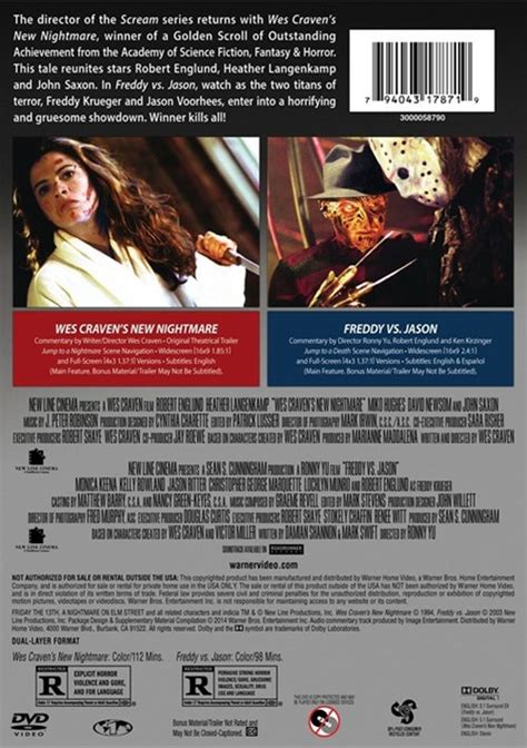 New Nightmare Freddy Vs Jason Double Feature Dvd Dvd Empire