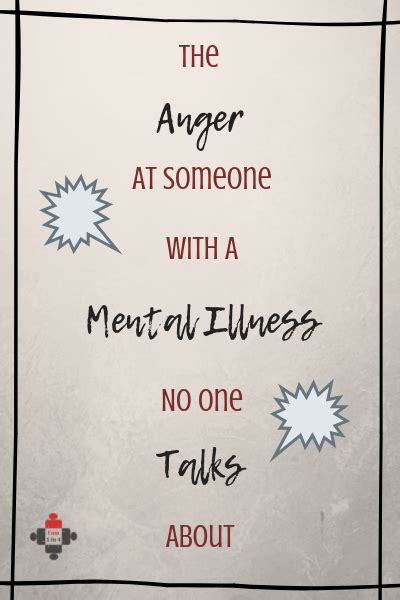 The Anger At Someone With Mental Illness No One Talks About I Am 1 In 4