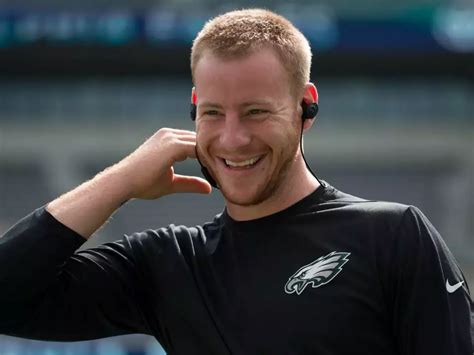 Carson Wentz Was Once Caught Watching Game Film On His Phone Under The Table During Date Night