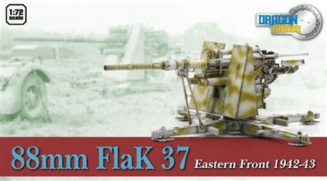 88mm Flak 37 Eastern Front 1942 43 Die Cast Model Dragon Armor 60634