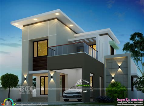 Modern House Design Kerala House Design Flat Roof House Flat Roof My