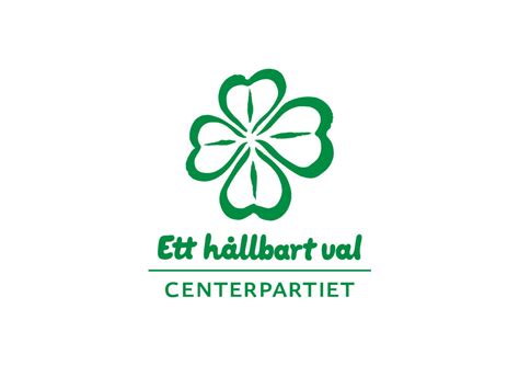 Centerpartiet, c) is a liberal and agrarian political party in sweden. Logga - Centerpartiet