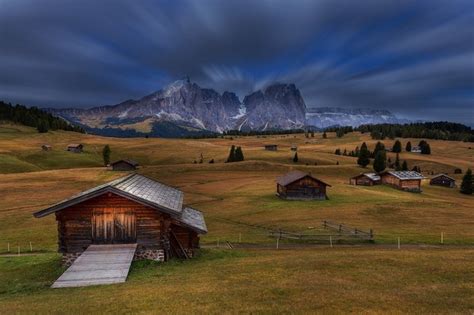 1600x1066 Nature Landscape Cabin Mountain Dolomites Mountains Italy