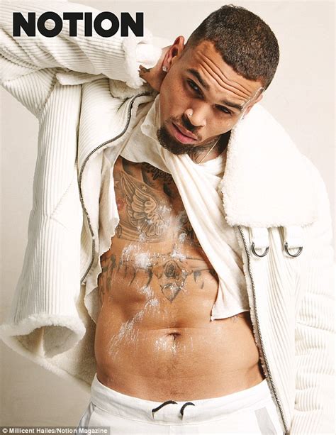 Chris Brown Show Off His Sculpted Torso And Admits Past Arrogance Daily Mail Online