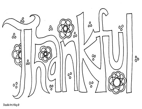 Continue reading a gratitude inspired life. Word Coloring pages - Doodle Art Alley