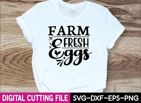 Farm Fresh Eggs Svg Design Graphic By Design House Creative Fabrica