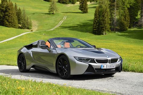 The Bmw I8 Roadster Photographed In A Scenic Landscape