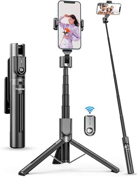 Tupwoon Rechargeable Selfie Stick Meter Inch Reinforced Stable Selfie Stick Tripod