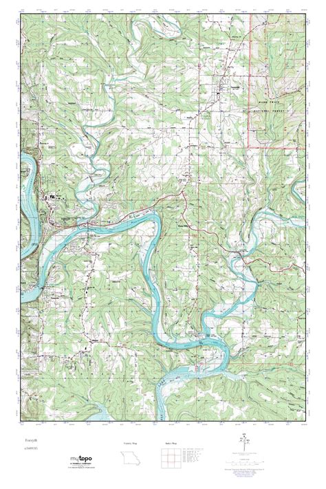 Mytopo Forsyth Missouri Usgs Quad Topo Map