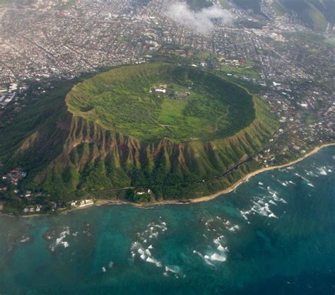 Diamond Head Is A Volcanic Tuff Cone On The Hawaiian Island Of Oʻahu