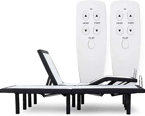 Split King Adjustable Bed Base With Wireless Remote Head And Foot