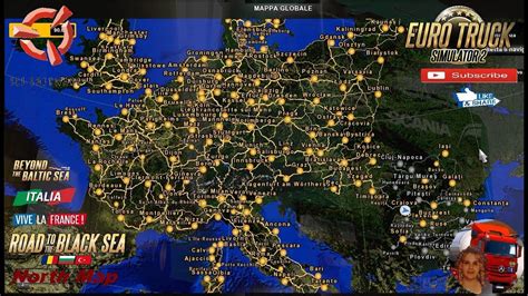 Euro Truck Simulator Map Euro Truck Simulator Vrogue