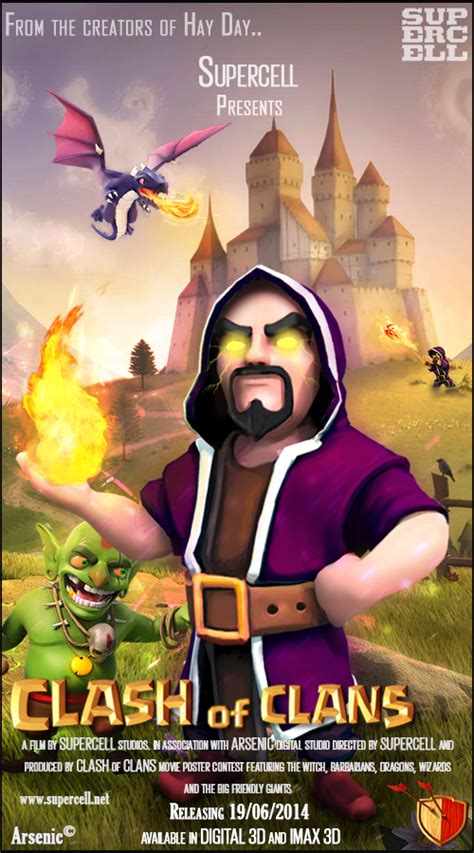 Clash Of Clans Movie Poster 1 By Arsenic212 On Deviantart