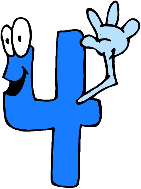 Pictures Of The Number 4 Clipart Best
