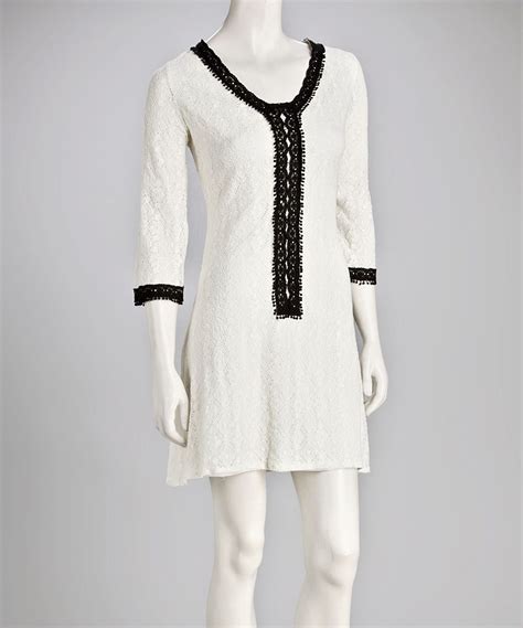 Jazzy Martini White And Black Lace Dress Best Price And Reviews