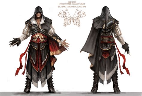 Ezio S Armor Of Altair Assassins Creed Artwork Assassins Creed Assassins Creed Art
