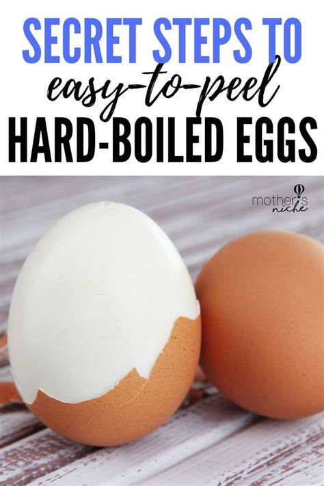 The Secret Steps To Easy To Peel Hard Boiled Eggs