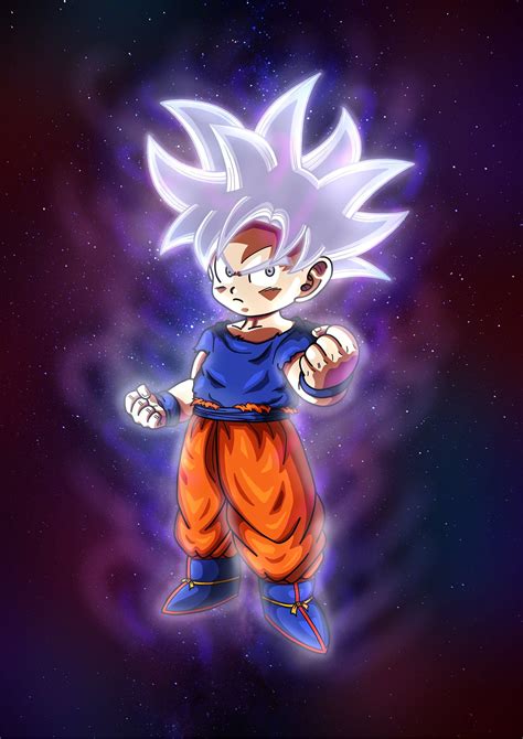 Kid Goku Ultra Instinct What A Bombad Warrior Dragon