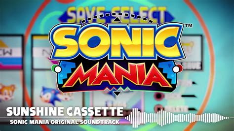 Sonic Mania Ost Sunshine Cassette Youtube
