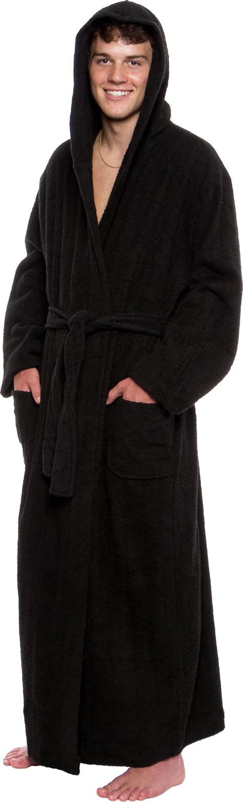 Ross Michaels Mens Robe Big And Tall With Hood Long Terry Cotton