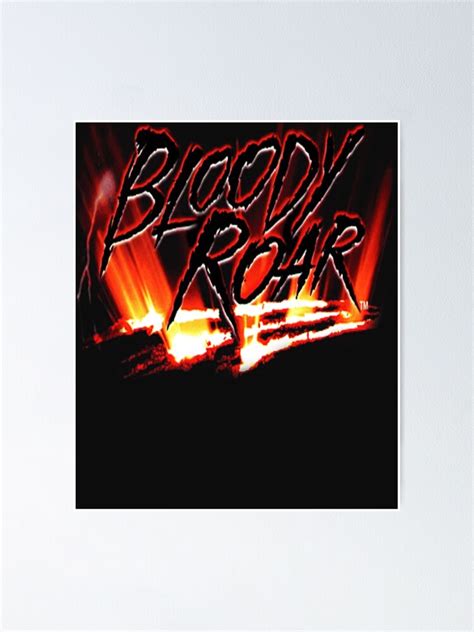 Bloody Roar Title Essential Poster For Sale By Christinamdu12 Redbubble