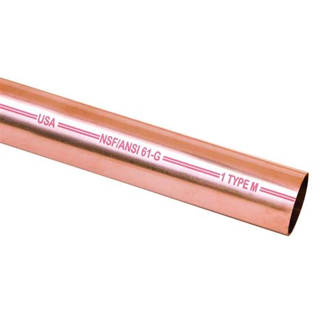 Mueller Streamline 12 In X 2 Ft Copper Type M Pipe Mh04002 The