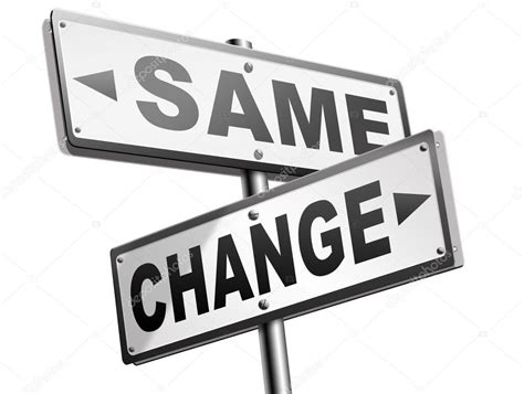 Same Or Change Road Signs Stock Photo By ©kikkerdirk 79370400