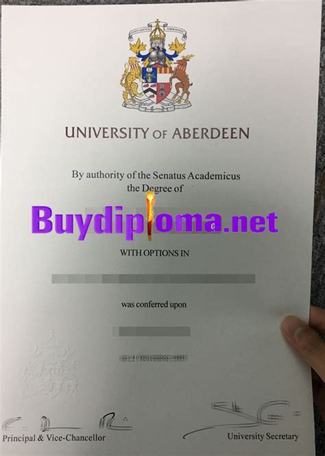 Buy Fake University Of Aberdeen Degree To Feel Better Fake College