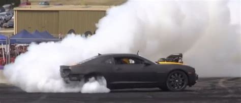 Watch A Monster Blown 5th Gen Camaro Kill Tires