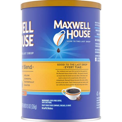 Maxwell House Master Blend Light Ground Coffee 115 Oz Instacart